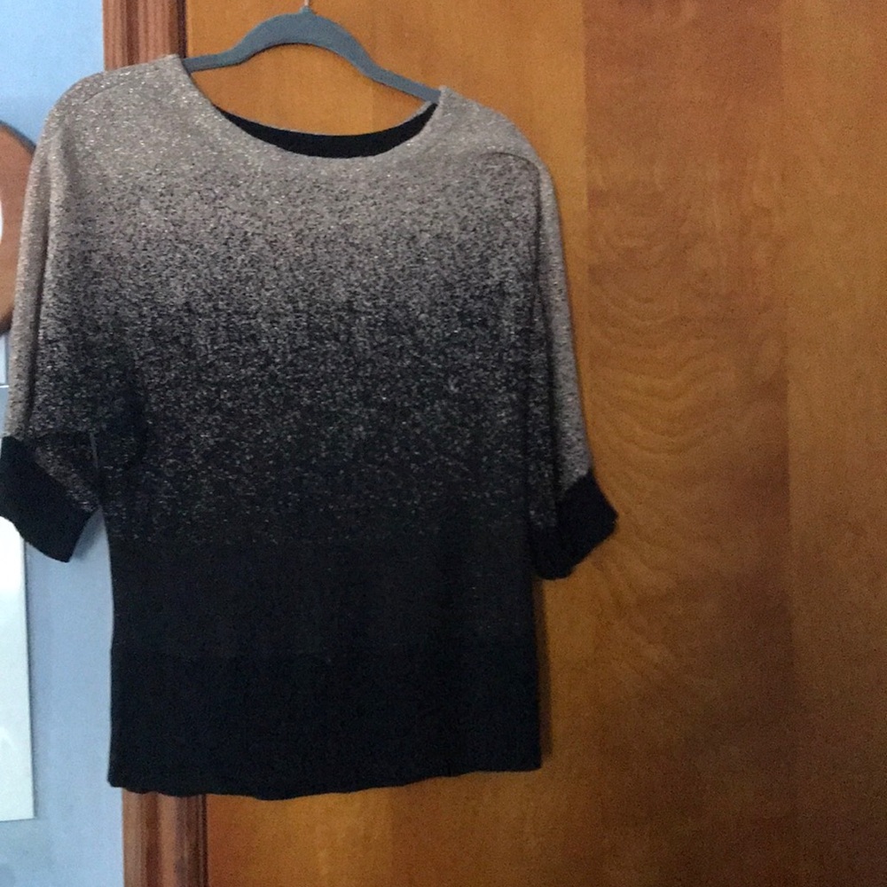 Two tone sparkle top